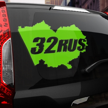 Наклейка 32 rus