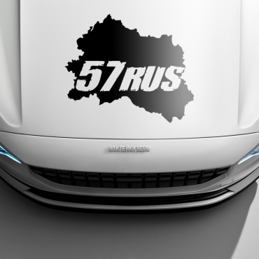 Наклейка 57 rus