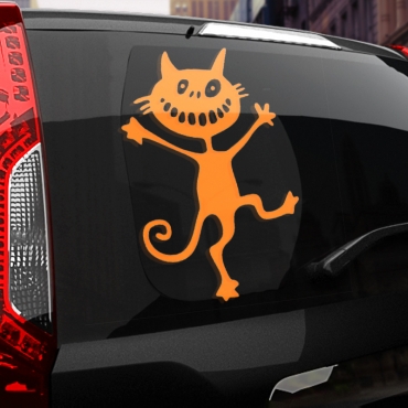 Наклейка Crazy Cat