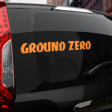 Наклейка Ground zero