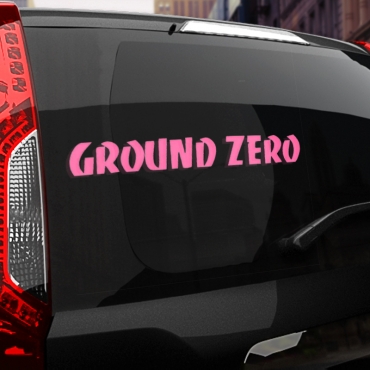 Наклейка Ground zero