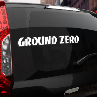 Наклейка Ground zero