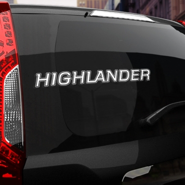 Наклейка Highlander