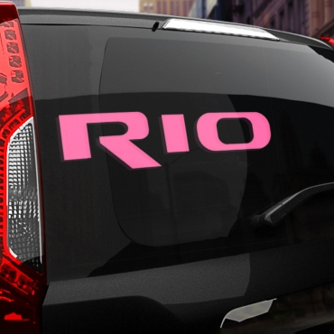 Наклейка KIA RIO