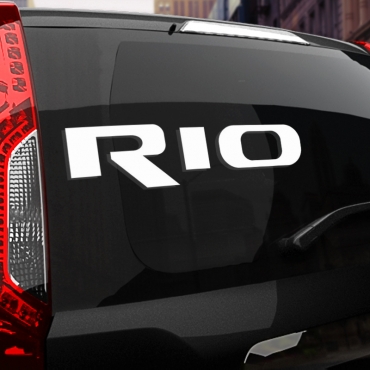 Наклейка KIA RIO