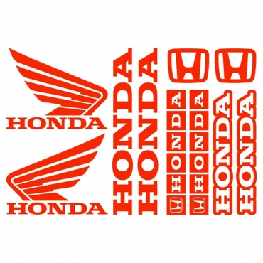 Наклейка Honda набор #1