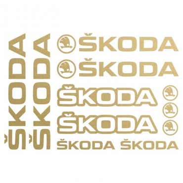 Наклейка SKODA набор