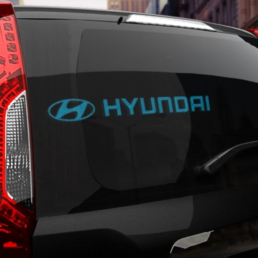 Наклейка логотип Hyundai
