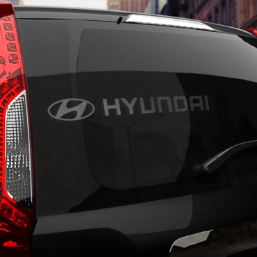 Наклейка логотип Hyundai