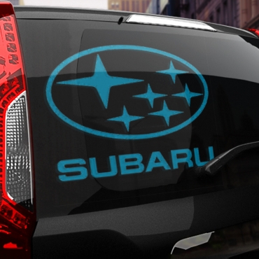 Наклейка логотип Subaru