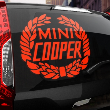 Наклейка Mini Cooper