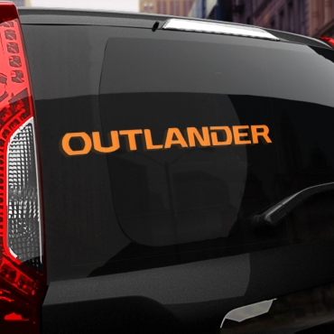 Наклейка Mitsubishi Outlander