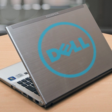 Наклейка на ноутбук DELL (Круглая)