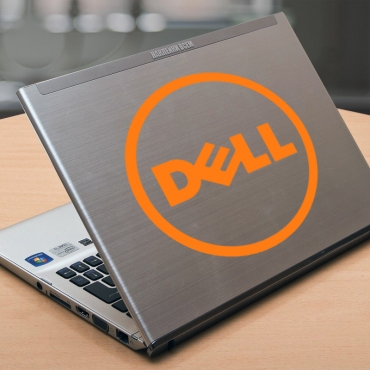 Наклейка на ноутбук DELL (Круглая)
