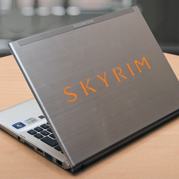 Наклейка на ноутбук SKYRIM