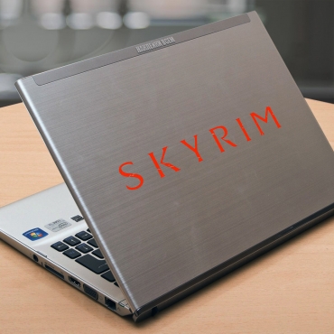 Наклейка на ноутбук SKYRIM