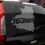 Наклейка 163 rus