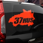 Наклейка 37 rus