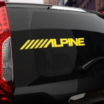 Наклейка ALPINE