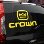 Наклейка CROWN