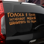 Наклейка голоса заставляют меня шнырять по рядам