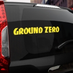 Наклейка Ground zero