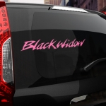 Наклейка Honda Black Widow