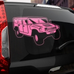 Наклейка Hummer