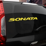 Наклейка Hyundai Sonata