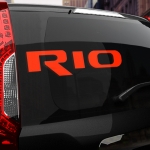 Наклейка KIA RIO