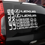 Наклейка Lexus набор