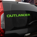 Наклейка Mitsubishi Outlander