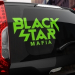 Наклейка Black Star Mafia