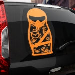 Наклейка Mazda матрешка
