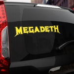 Наклейка Megadeth