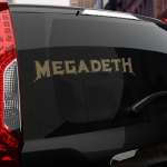 Наклейка Megadeth