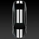 Наклейки полосы на автомобиль car strips 230B