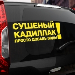 Наклейка сушеный кадиллак