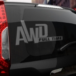 Наклейка Toyota AWD Full Time