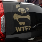 Наклейка винни-пух wtf