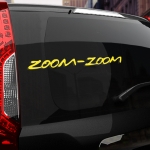 Наклейка Zoom-Zoom